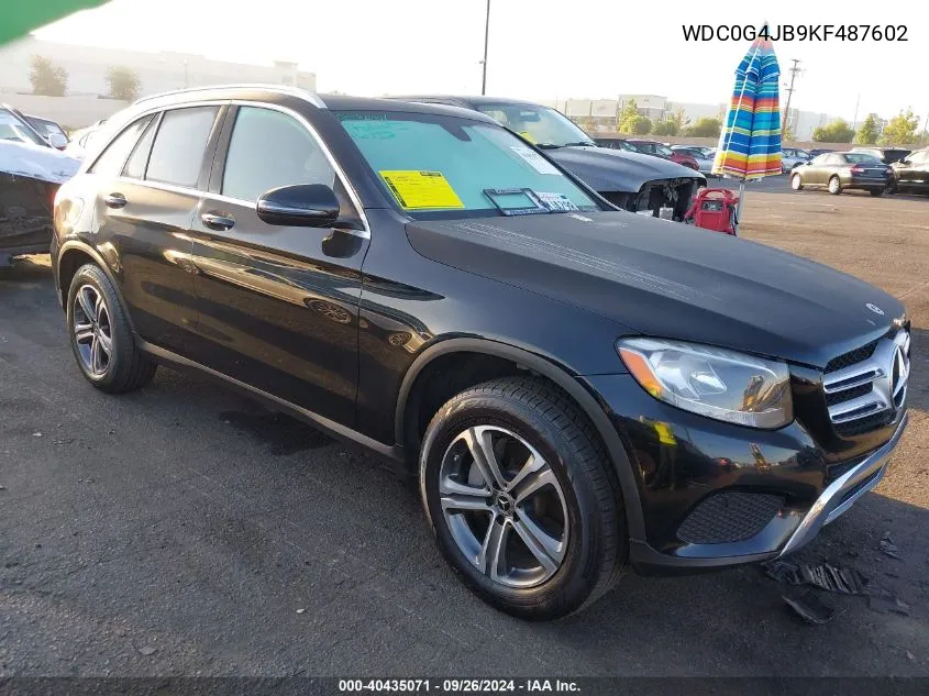 WDC0G4JB9KF487602 2019 Mercedes-Benz Glc 300