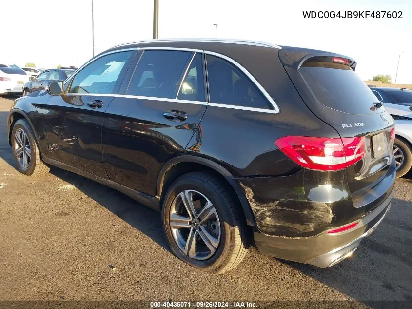 WDC0G4JB9KF487602 2019 Mercedes-Benz Glc 300