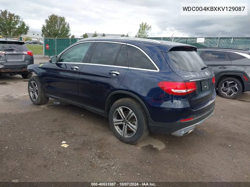 WDC0G4KBXKV129087 2019 Mercedes-Benz Glc 300 4Matic