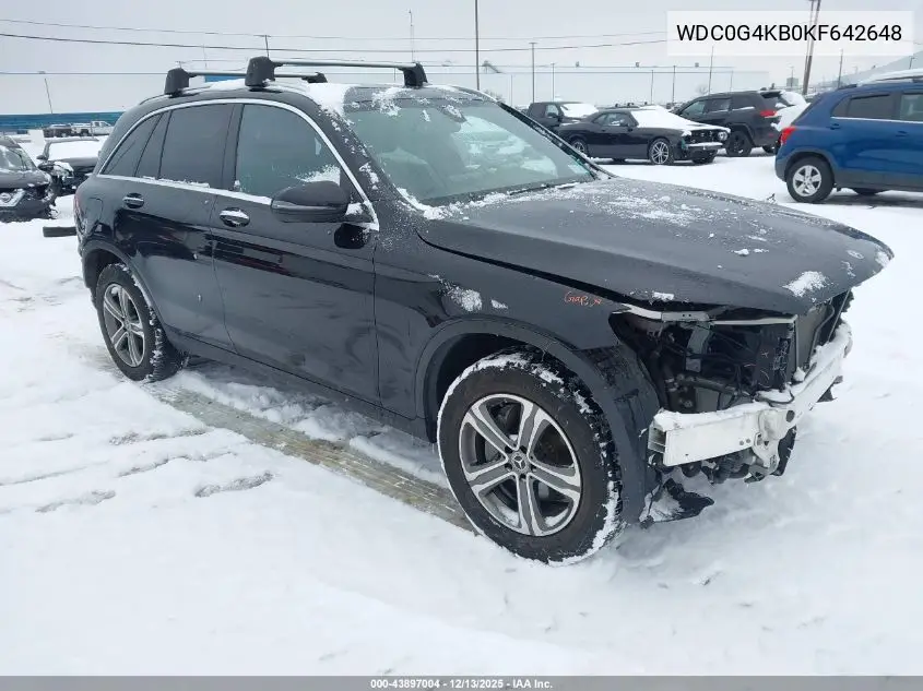 WDC0G4KB0KF642648 2019 Mercedes-Benz Glc 300 4Matic