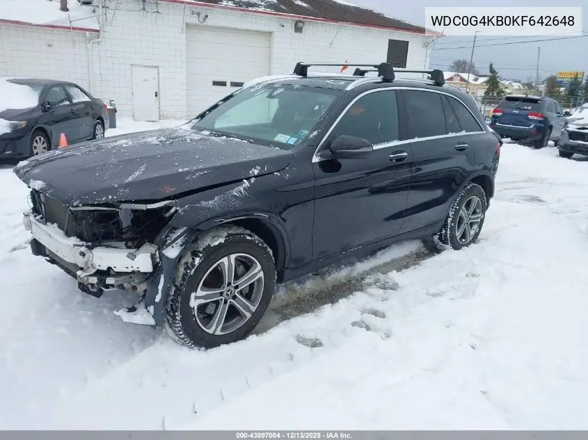 WDC0G4KB0KF642648 2019 Mercedes-Benz Glc 300 4Matic