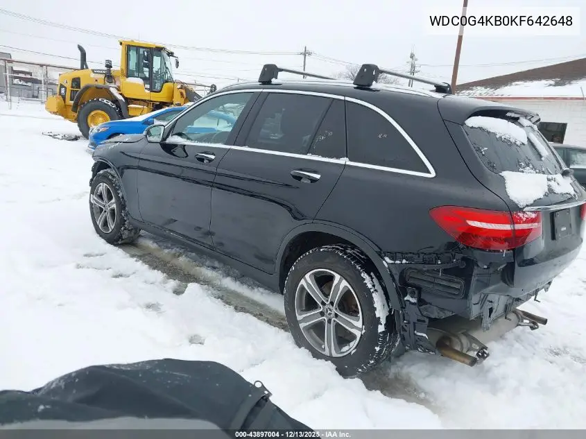 WDC0G4KB0KF642648 2019 Mercedes-Benz Glc 300 4Matic