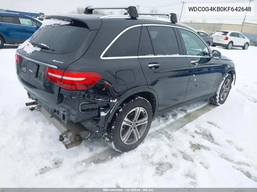 WDC0G4KB0KF642648 2019 Mercedes-Benz Glc 300 4Matic