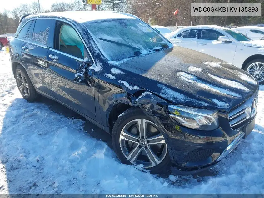 WDC0G4KB1KV135893 2019 Mercedes-Benz Glc 300 4Matic