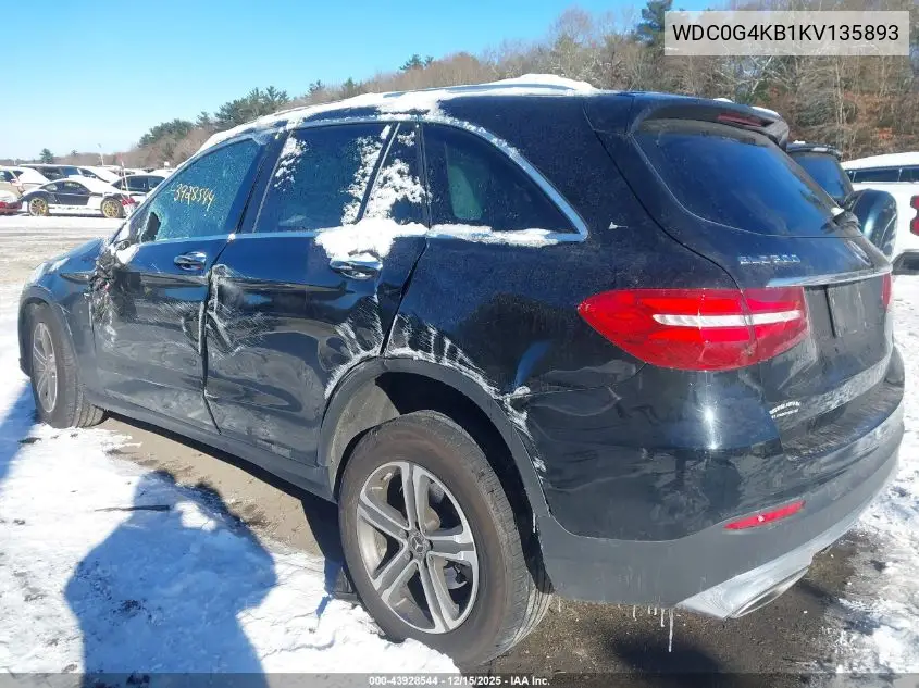 WDC0G4KB1KV135893 2019 Mercedes-Benz Glc 300 4Matic