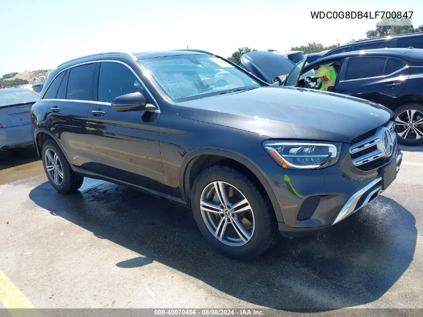 WDC0G8DB4LF700847 2020 Mercedes-Benz Glc 300