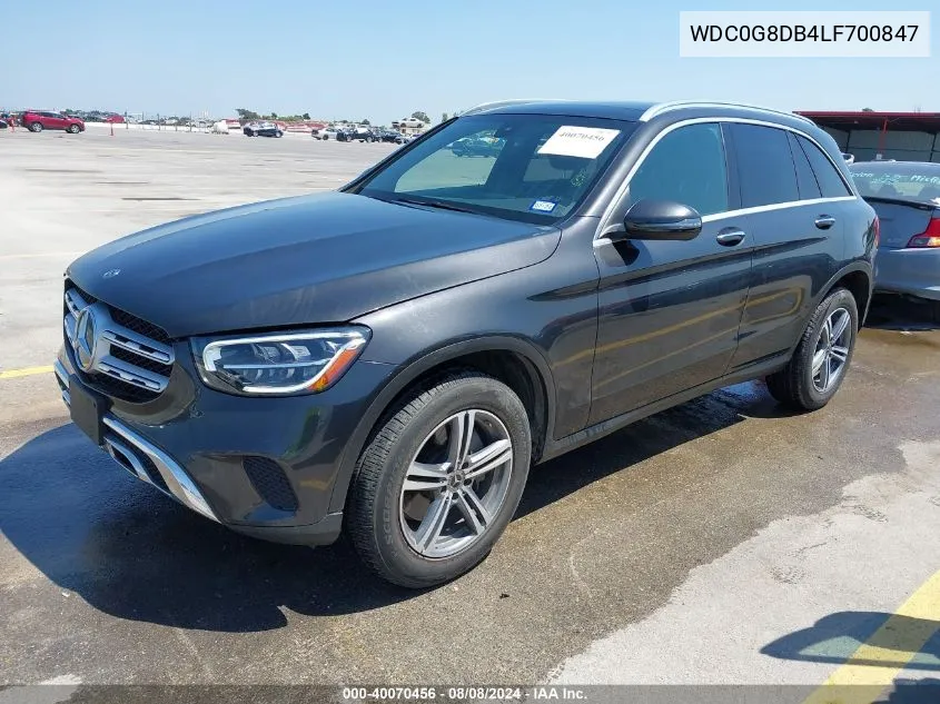 WDC0G8DB4LF700847 2020 Mercedes-Benz Glc 300