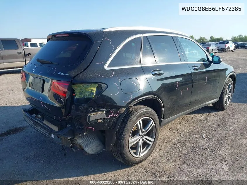 WDC0G8EB6LF672385 2020 Mercedes-Benz Glc 300 4Matic