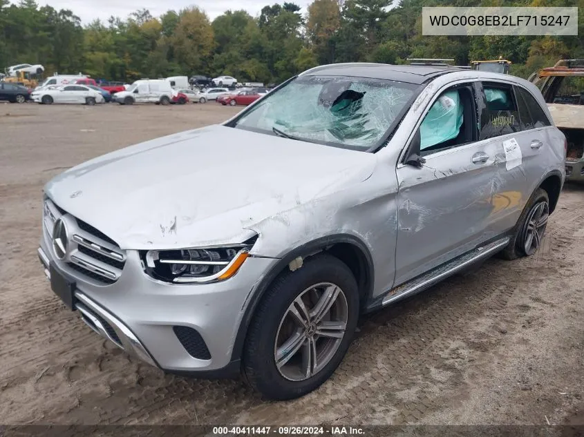 WDC0G8EB2LF715247 2020 Mercedes-Benz Glc 300 300 4Matic