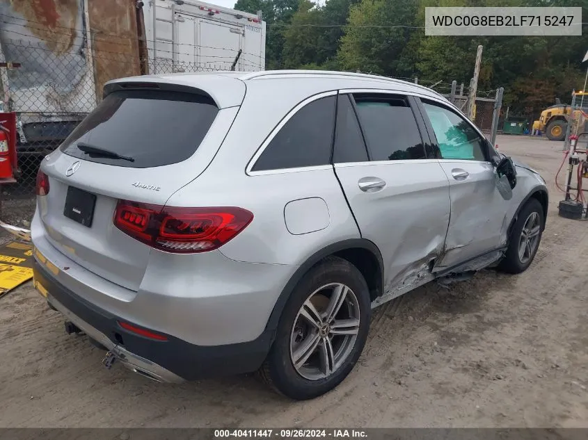 WDC0G8EB2LF715247 2020 Mercedes-Benz Glc 300 300 4Matic