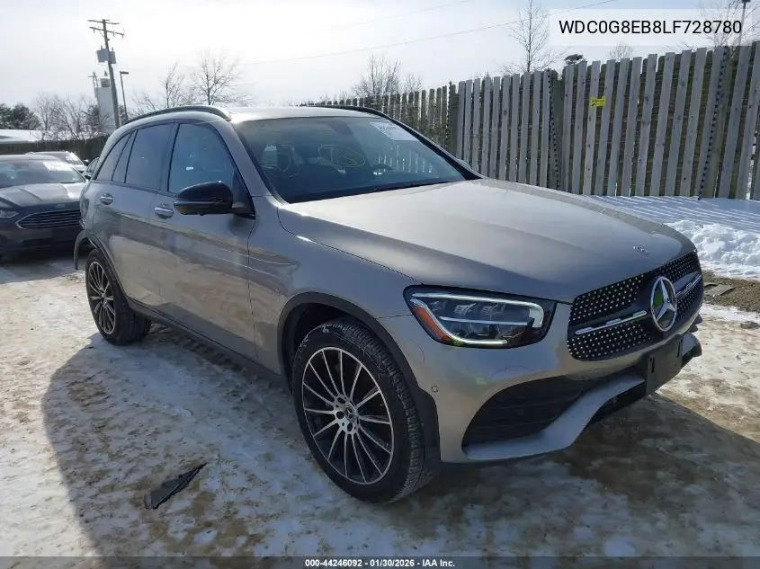 WDC0G8EB8LF728780 2020 Mercedes-Benz Glc 300 4Matic
