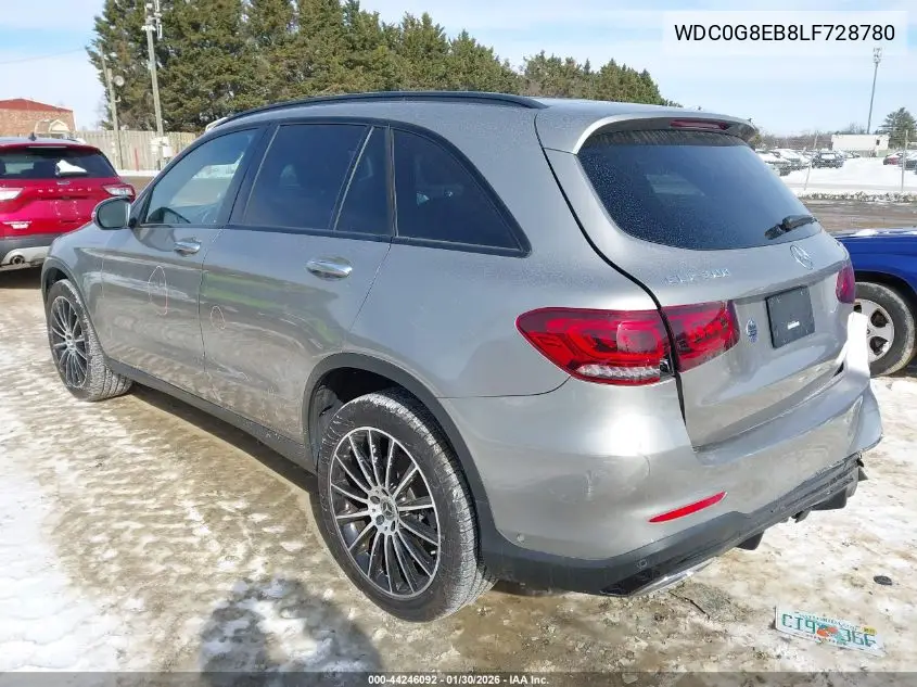WDC0G8EB8LF728780 2020 Mercedes-Benz Glc 300 4Matic