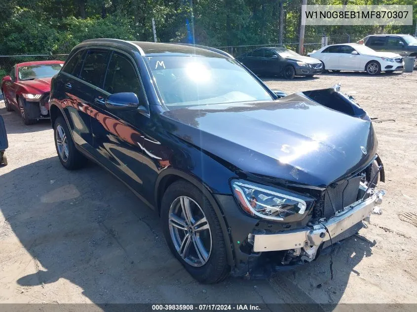 W1N0G8EB1MF870307 2021 Mercedes-Benz Glc 300 4Matic Suv