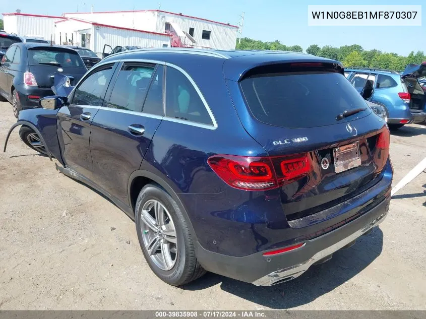 W1N0G8EB1MF870307 2021 Mercedes-Benz Glc 300 4Matic Suv