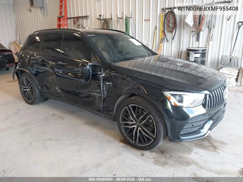 W1N0G6EBXMF955408 2021 Mercedes-Benz Amg Glc 43 4Matic