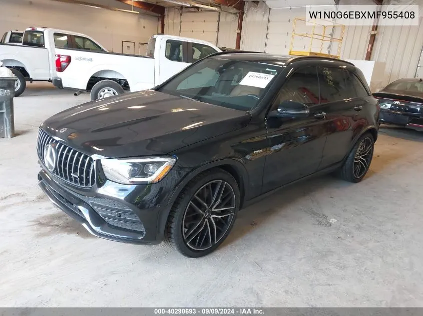 W1N0G6EBXMF955408 2021 Mercedes-Benz Amg Glc 43 4Matic