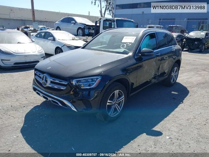 W1N0G8DB7MV313988 2021 Mercedes-Benz Glc 300 Suv