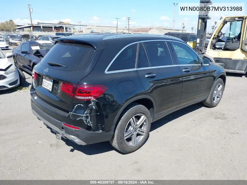 W1N0G8DB7MV313988 2021 Mercedes-Benz Glc 300 Suv