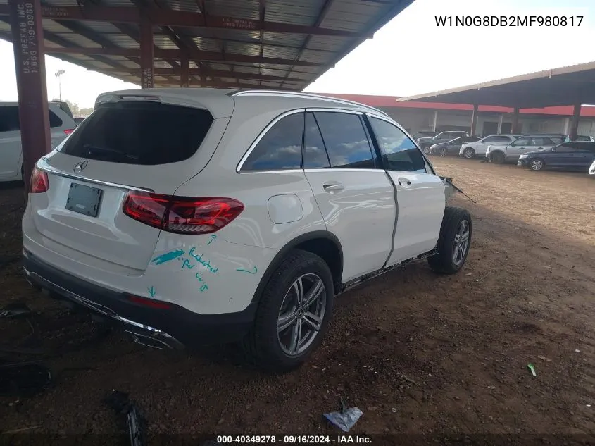 W1N0G8DB2MF980817 2021 Mercedes-Benz Glc 300 300