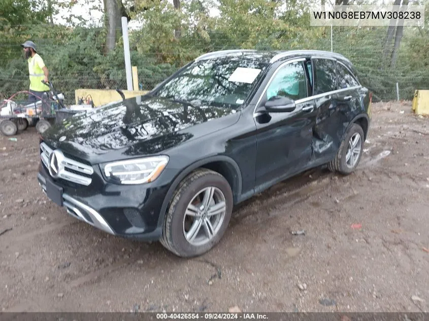 W1N0G8EB7MV308238 2021 Mercedes-Benz Glc 300 4Matic Suv