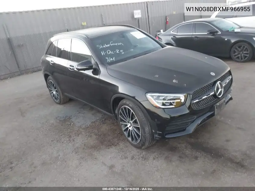 W1N0G8DBXMF966955 2021 Mercedes-Benz Glc 300 Suv