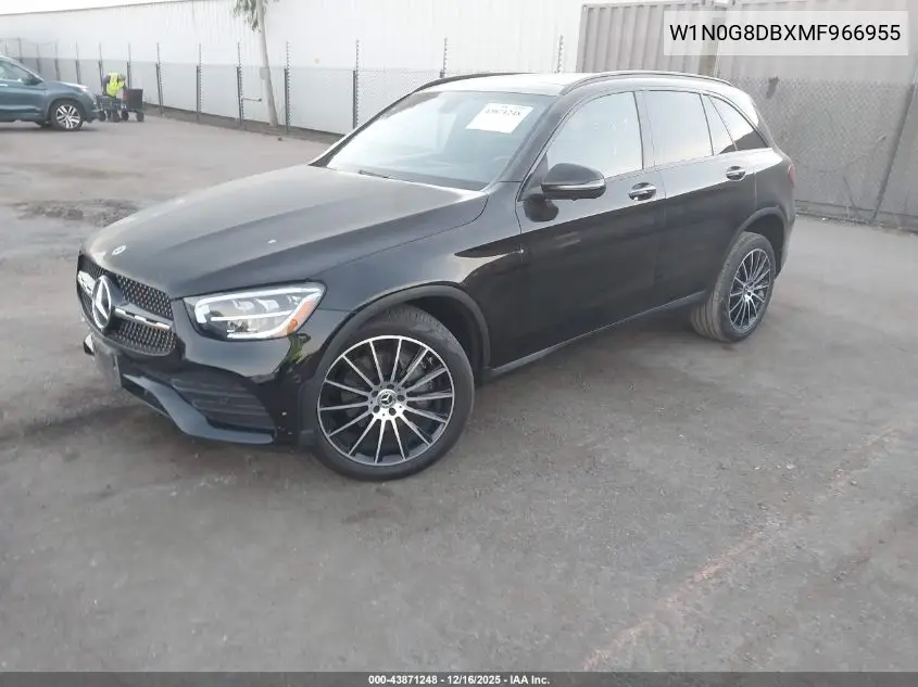 W1N0G8DBXMF966955 2021 Mercedes-Benz Glc 300 Suv