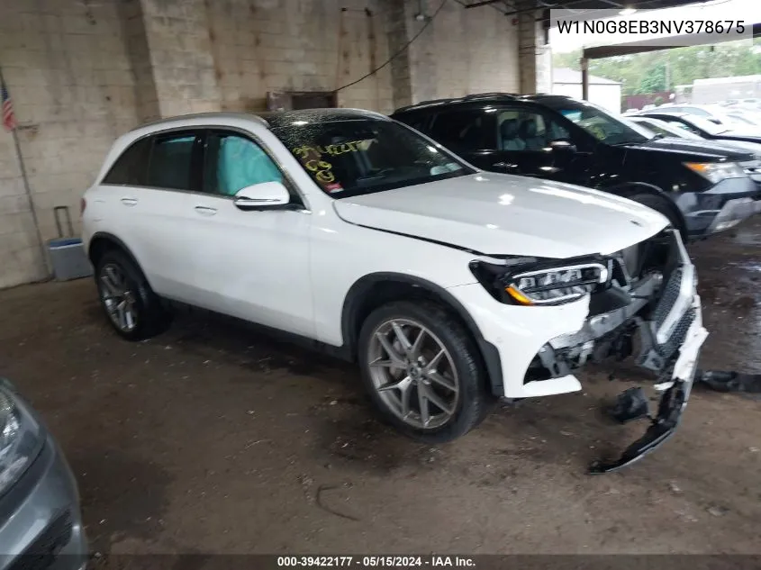 2022 Mercedes-Benz Glc 300 4Matic Suv VIN: W1N0G8EB3NV378675 Lot: 39422177