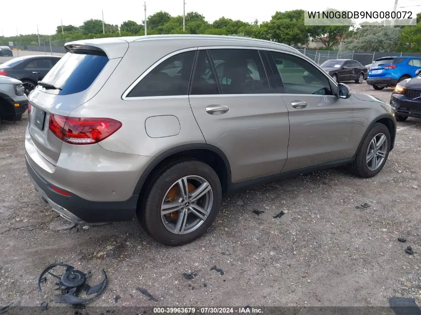 W1N0G8DB9NG080072 2022 Mercedes-Benz Glc 300 Suv