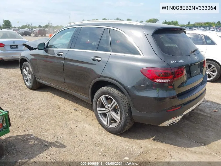 W1N0G8EB2NV333064 2022 Mercedes-Benz Glc 300 4Matic Suv