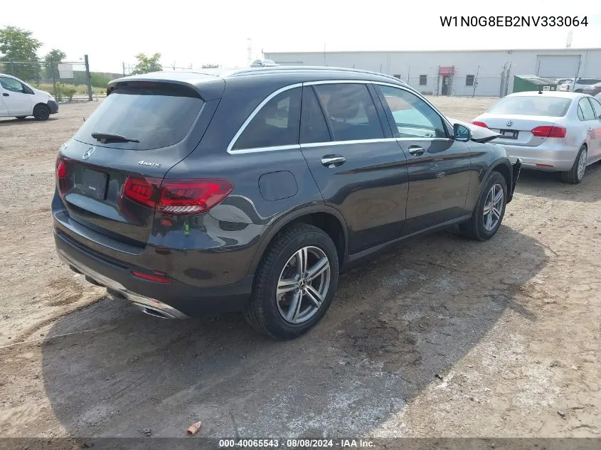 W1N0G8EB2NV333064 2022 Mercedes-Benz Glc 300 4Matic Suv