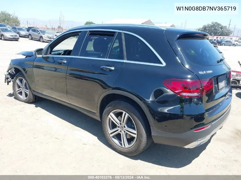 W1N0G8DB7NV365719 2022 Mercedes-Benz Glc 300 Suv