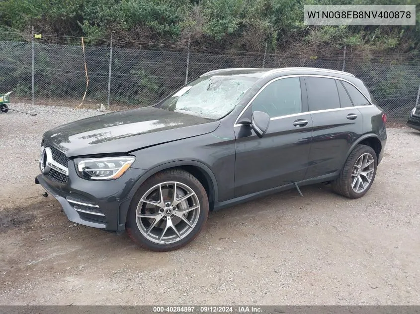 W1N0G8EB8NV400878 2022 Mercedes-Benz Glc 300 300 4Matic