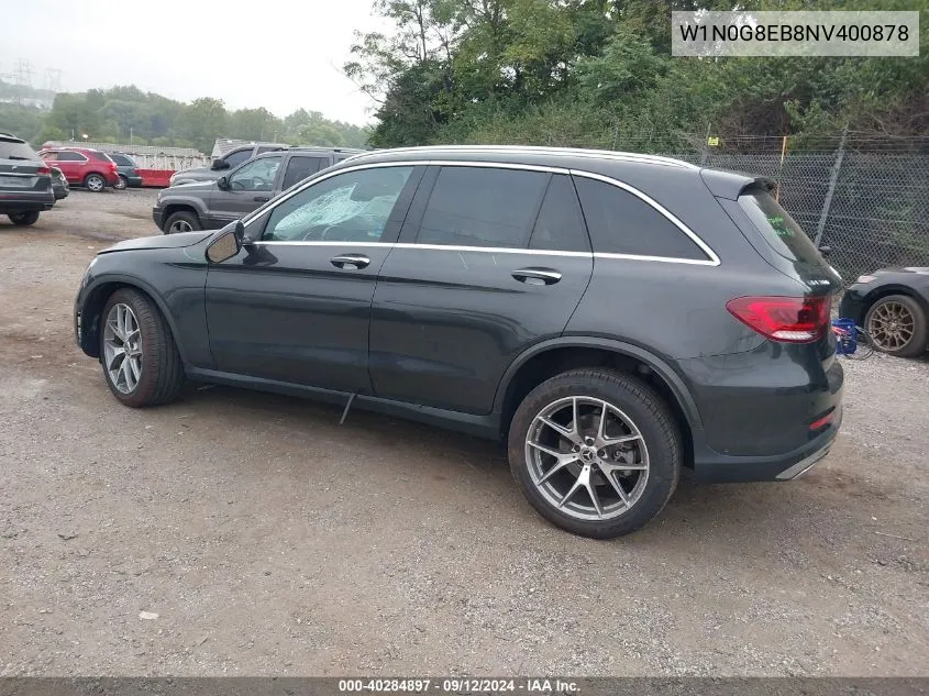 W1N0G8EB8NV400878 2022 Mercedes-Benz Glc 300 300 4Matic