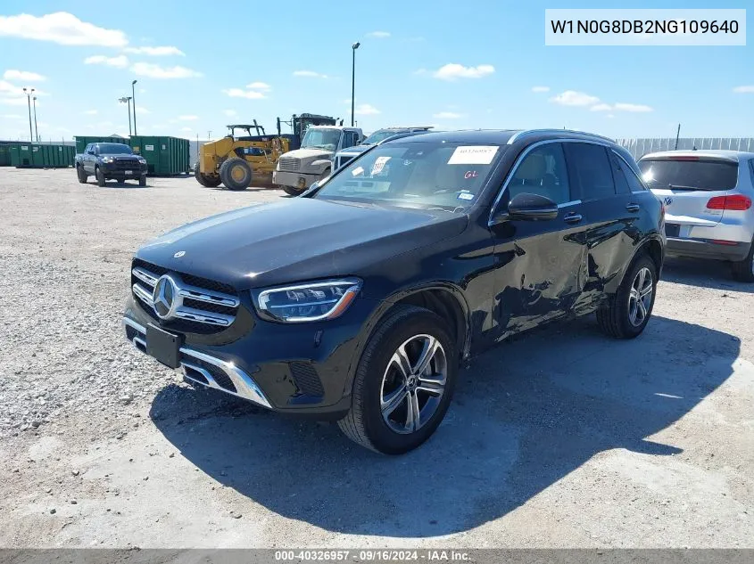 W1N0G8DB2NG109640 2022 Mercedes-Benz Glc 300 Suv