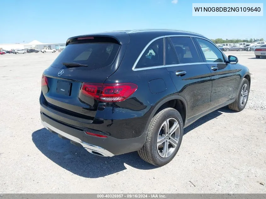 W1N0G8DB2NG109640 2022 Mercedes-Benz Glc 300 Suv