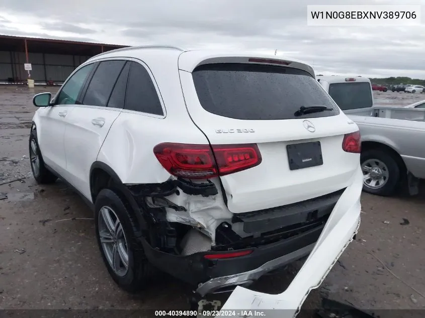 W1N0G8EBXNV389706 2022 Mercedes-Benz Glc 300 4Matic