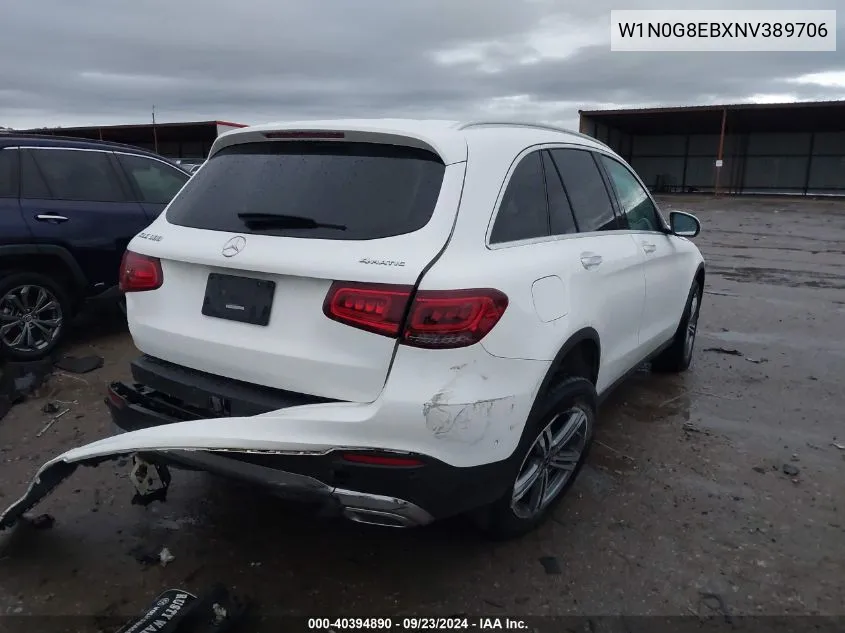 W1N0G8EBXNV389706 2022 Mercedes-Benz Glc 300 4Matic