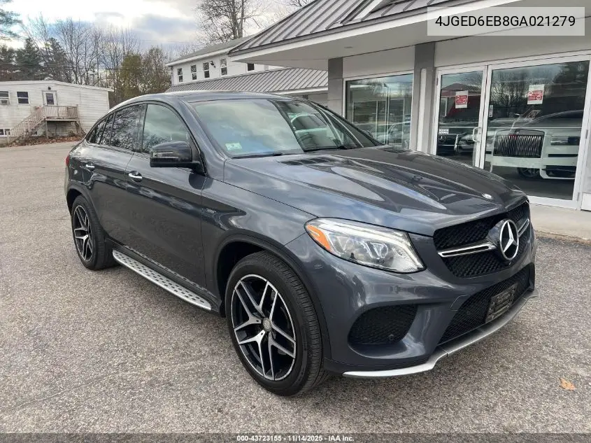 4JGED6EB8GA021279 2016 Mercedes-Benz Gle 450 Amg Coupe 4Matic