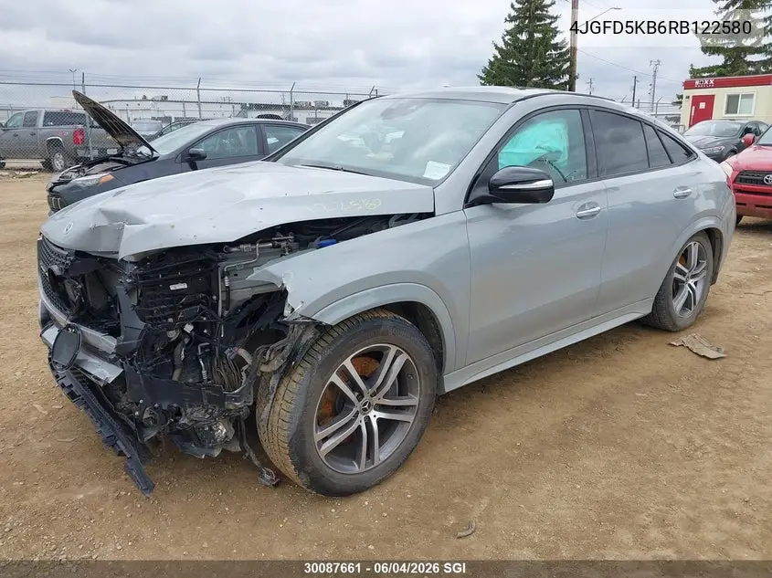 2024 Mercedes-Benz Gle Coupe 450 4Matic VIN: 4JGFD5KB6RB122580 Lot: 30087661