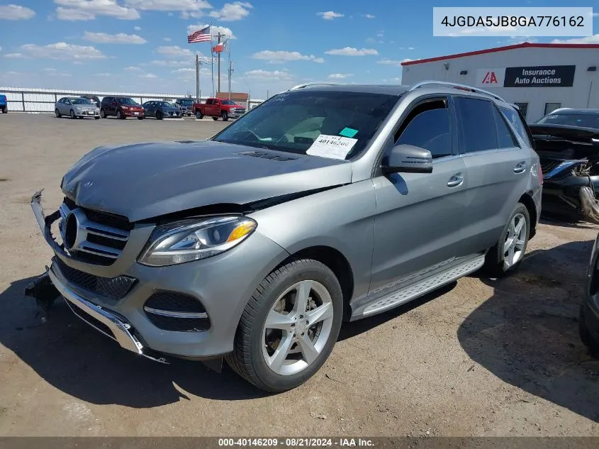 4JGDA5JB8GA776162 2016 Mercedes-Benz Gle 350