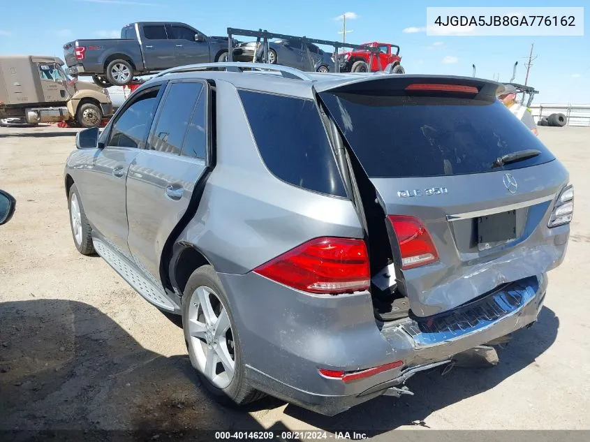 4JGDA5JB8GA776162 2016 Mercedes-Benz Gle 350