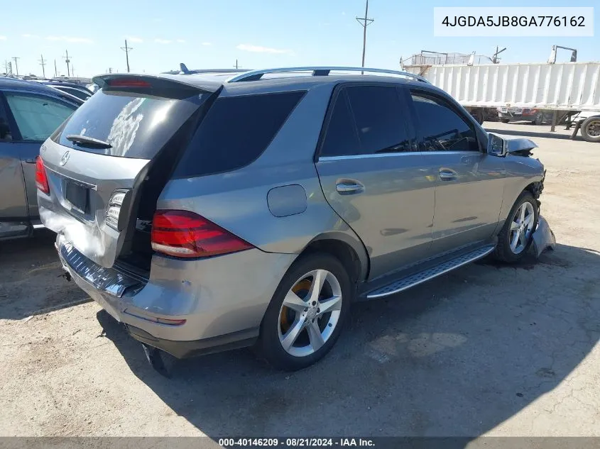 4JGDA5JB8GA776162 2016 Mercedes-Benz Gle 350