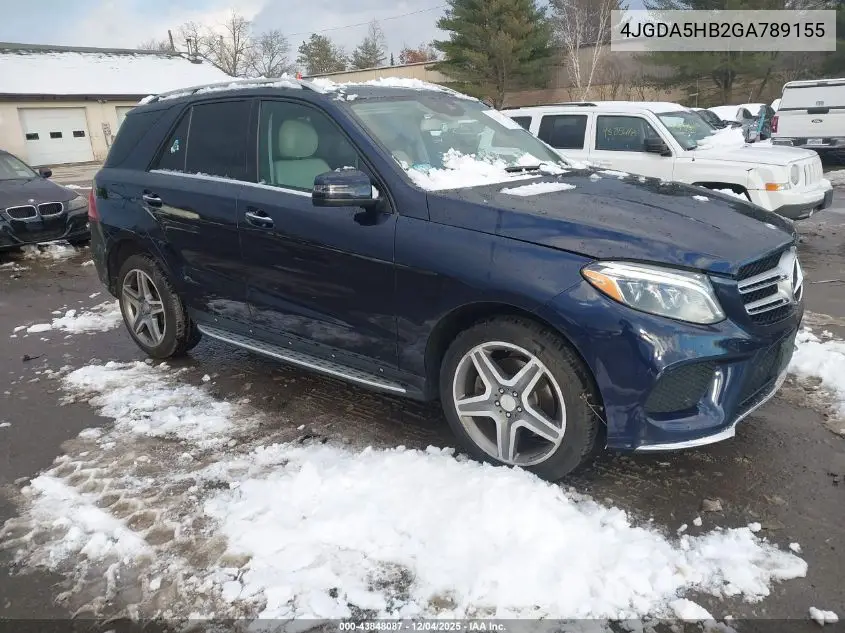 4JGDA5HB2GA789155 2016 Mercedes-Benz Gle 350 4Matic
