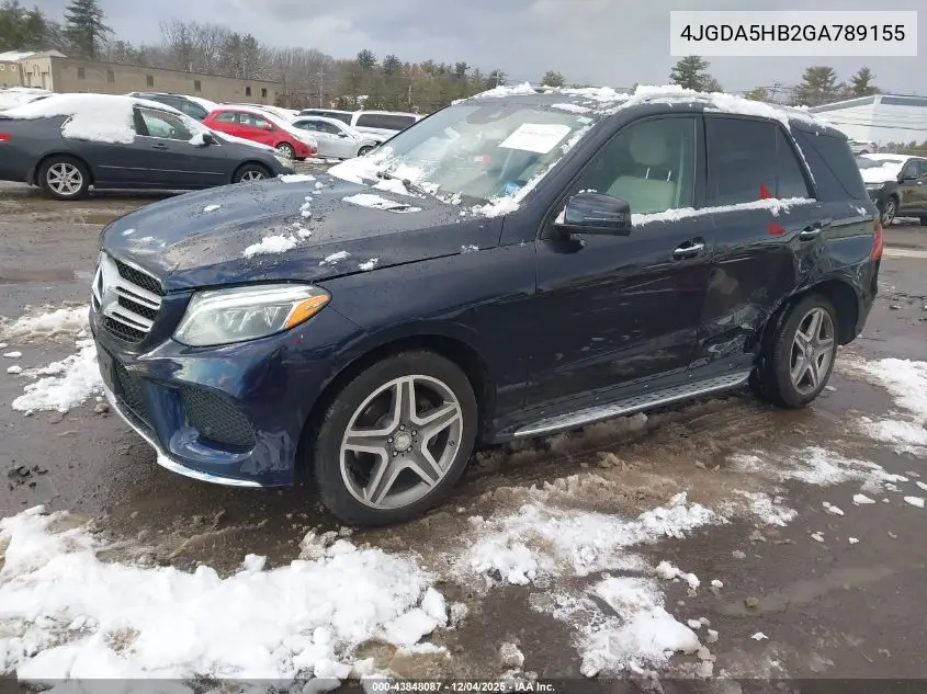 4JGDA5HB2GA789155 2016 Mercedes-Benz Gle 350 4Matic