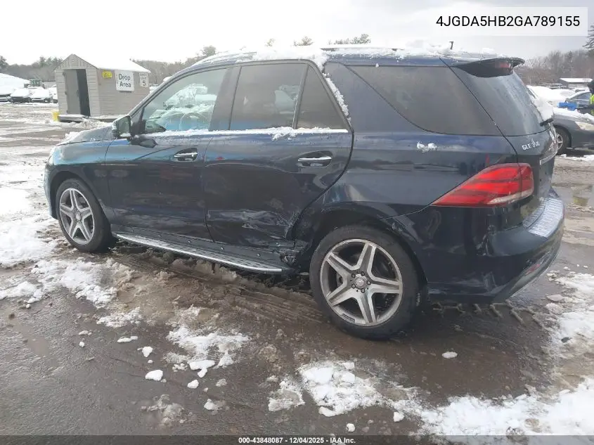 4JGDA5HB2GA789155 2016 Mercedes-Benz Gle 350 4Matic
