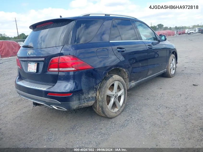 4JGDA5HB6HA972818 2017 Mercedes-Benz Gle 350 4Matic