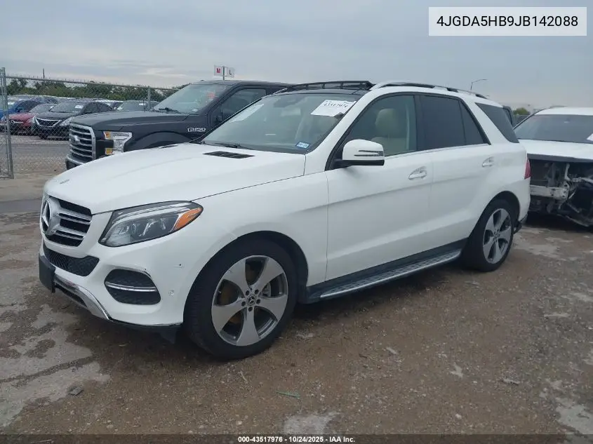 4JGDA5HB9JB142088 2018 Mercedes-Benz Gle 350 4Matic