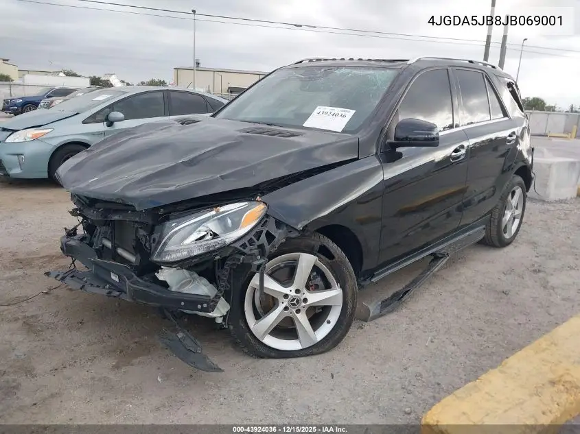4JGDA5JB8JB069001 2018 Mercedes-Benz Gle 350