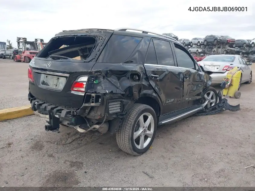 4JGDA5JB8JB069001 2018 Mercedes-Benz Gle 350