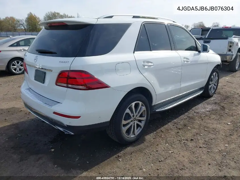 4JGDA5JB6JB076304 2018 Mercedes-Benz Gle 350